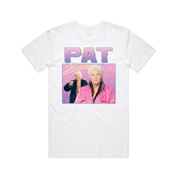 Pat Butcher Homage T-shirt Tee Top Funny UK Tribute Gift TV Fan 90's Legend - 1.jpg
