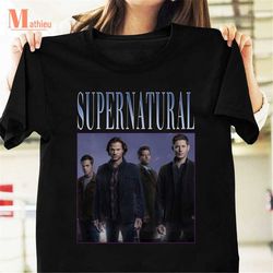Supernatural Homage Vintage T-Shirt, Supernatural Movie Shirt, TV Series Shirt, Supernatural Shirt For Fans
