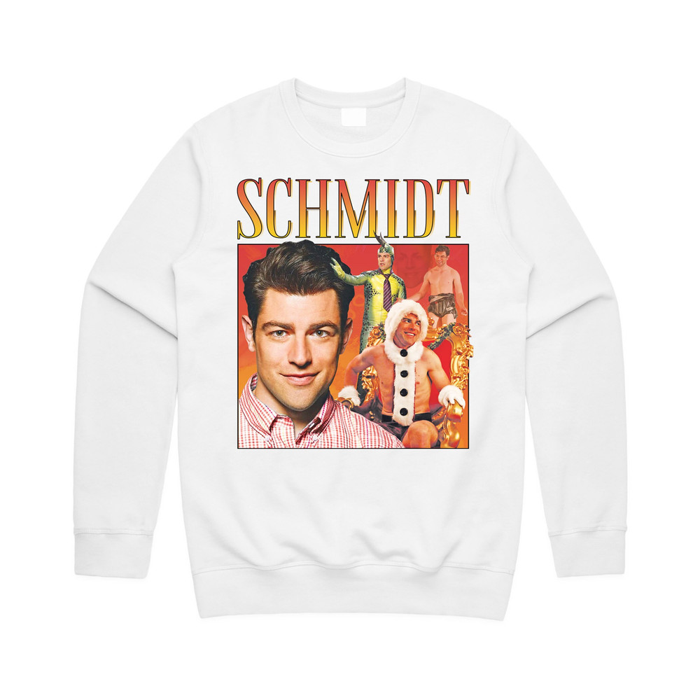 Schmidt Homage Jumper Sweater Sweatshirt Funny TV Icon Gift Men's Women's Girl - 5.jpg