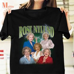 Rose Nylund Homage Vintage T-Shirt, The Golden Girls Movie Shirt, TV Series Shirt, 90s Movie Shirt, Rose Nylund Shirt Fo