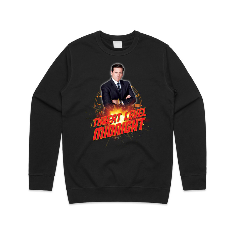 Threat Level Midnight Jumper Sweater Sweatshirt Michael Scott US Office TV Show Funny - 1.jpg