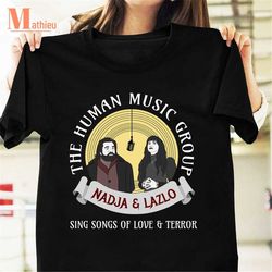 What We Do In The Shadows Human Music Group Nadja & Laszlo Vintage T-Shirt, What We Do In The Shadows TV Series Shirt