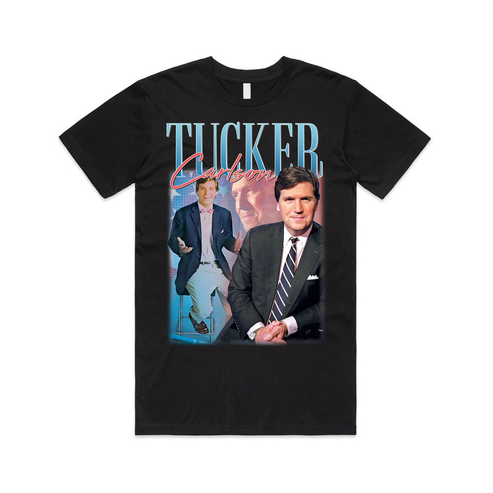 Tucker Carlson Homage T-shirt Tee Top TV News Fox Gift Unisex Men’s Women’s - 1.jpg