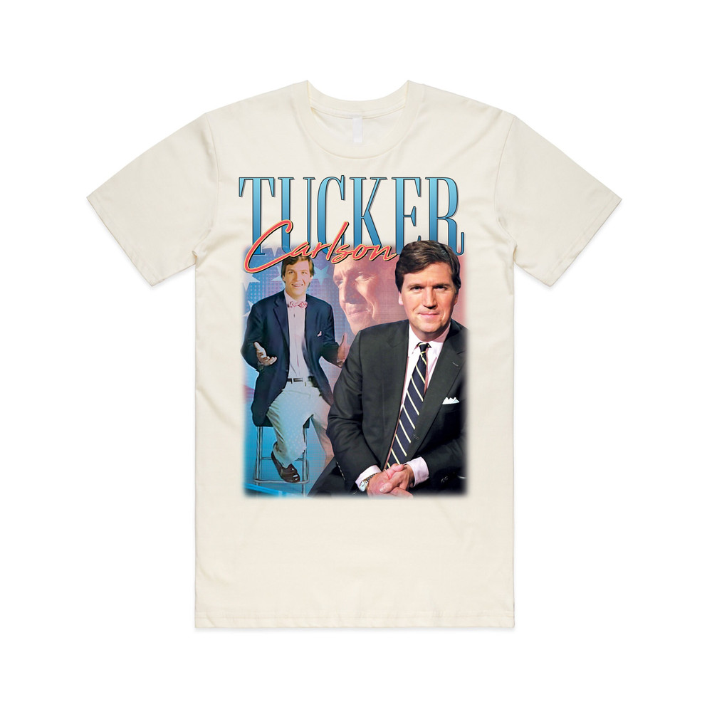 Tucker Carlson Homage T-shirt Tee Top TV News Fox Gift Unisex Men’s Women’s - 5.jpg