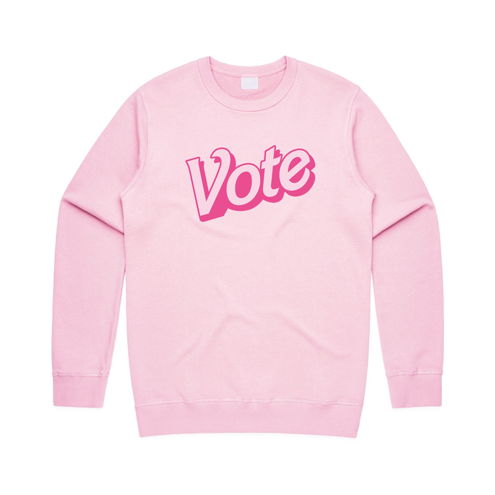 Vote Pink Jumper Sweater Sweatshirt US Election Campaign For President Cute Shirt Retro - 1.jpg