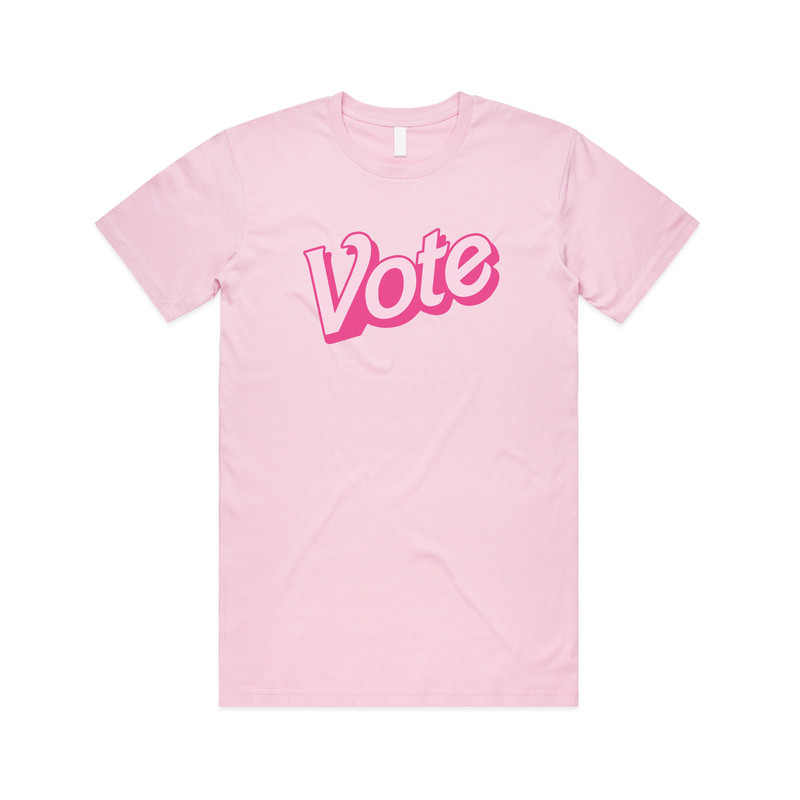 Vote Pink T-shirt Tee Top US Election Campaign For President Cute Shirt Retro - 1.jpg