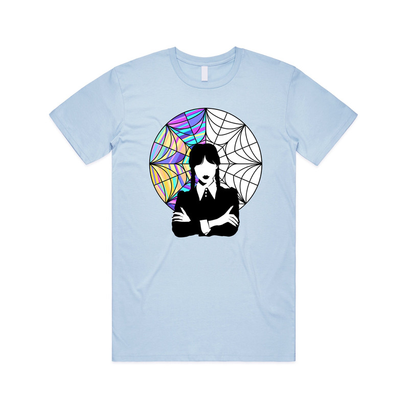 Wednesday Addams Window T-shirt Tee Top Gift TV Show Men’s Women’s - 4.jpg