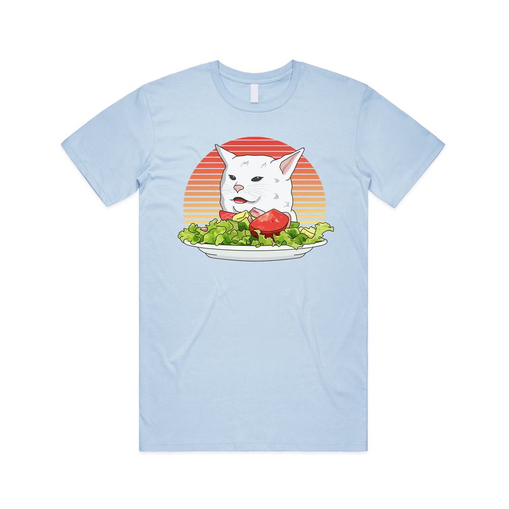 Woman Yelling At Cat Meme T-shirt Tee Top Funny Classic Internet Gift Salad Joke Memes - 2.jpg