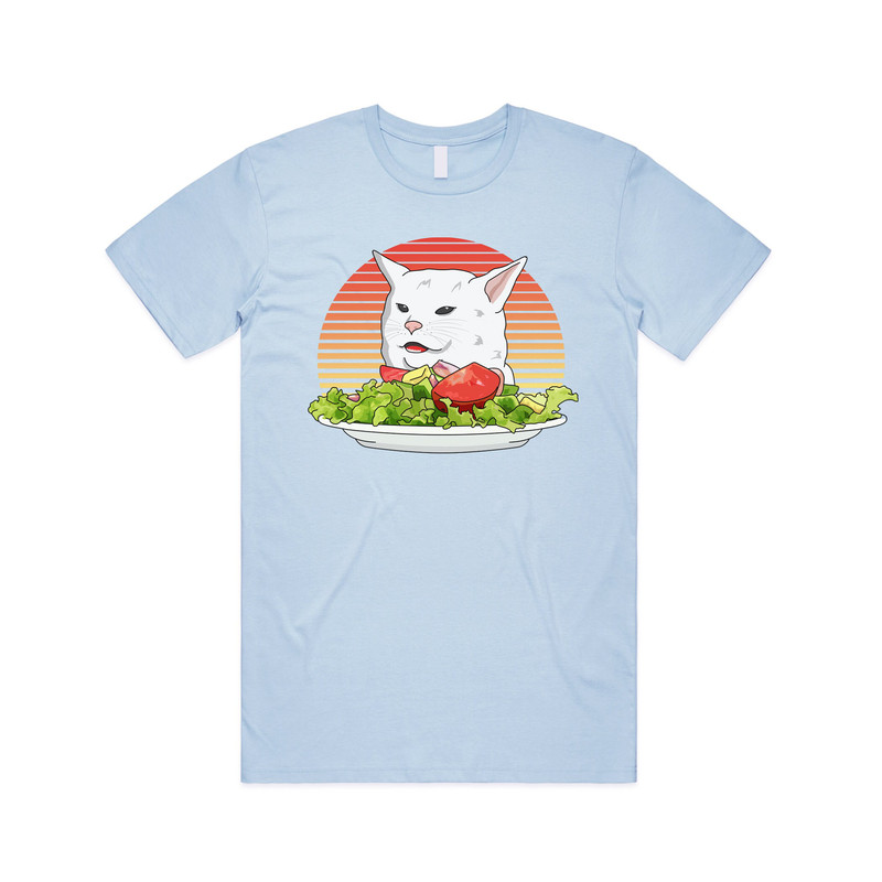 Woman Yelling At Cat Meme T-shirt Tee Top Funny Classic Internet Gift Salad Joke Memes - 2.jpg