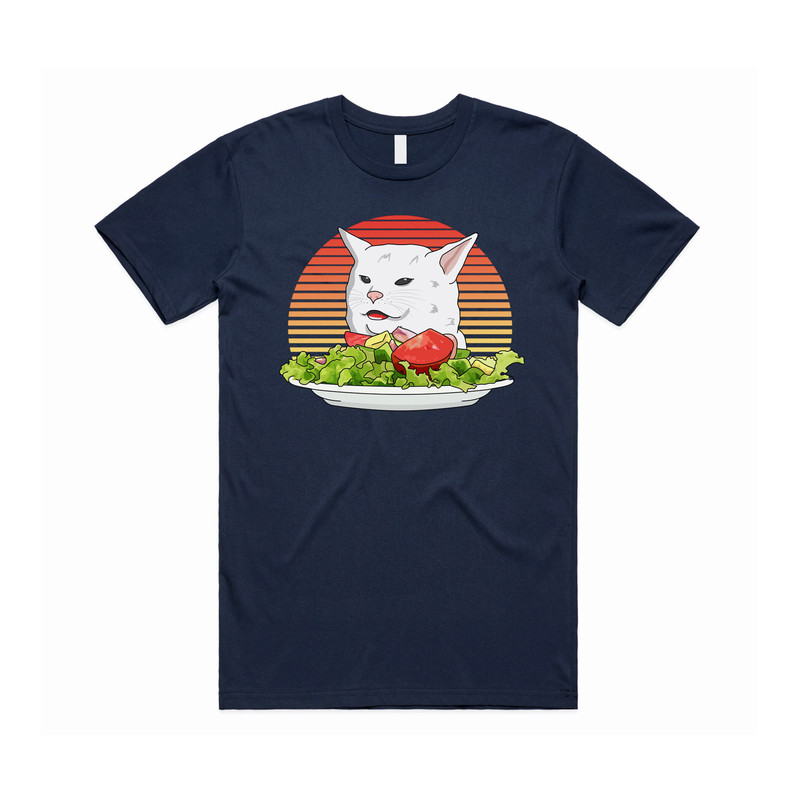 Woman Yelling At Cat Meme T-shirt Tee Top Funny Classic Internet Gift Salad Joke Memes - 4.jpg