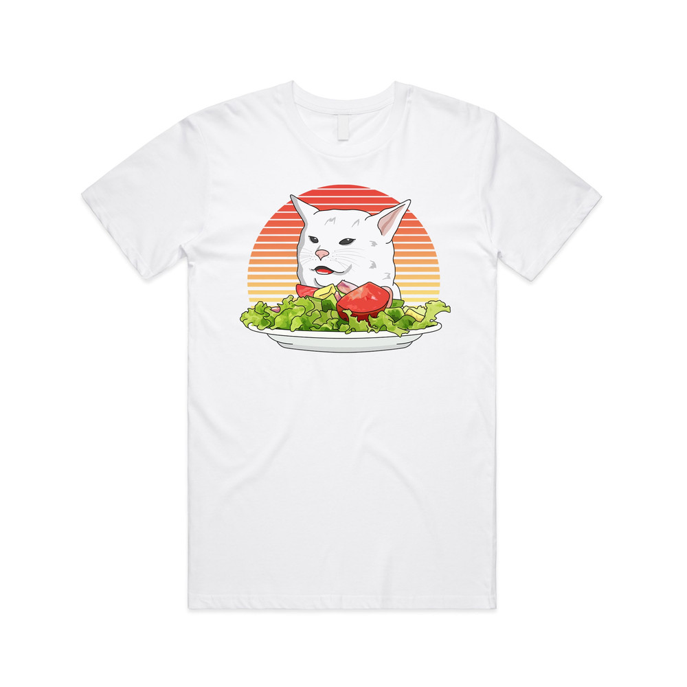 Woman Yelling At Cat Meme T-shirt Tee Top Funny Classic Internet Gift Salad Joke Memes - 5.jpg