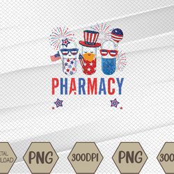 Pharmacy Crew 4th Of July Cute Pills American Patriotic Svg, Eps, Png, Dxf, Digital Download