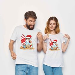 christmas santa kalikimaka surfboard shirt,christmas in july party shirt,hawaiian christmas shirt,santa beach tshirt,sum