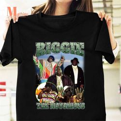 The Notorious Legend Rapper Biggie Smalls Vintage T-Shirt, Biggie Smalls Shirt, Gangstar Rap Shirt, Hiphop Shirt, Legend