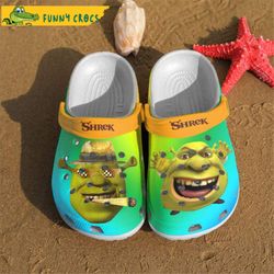 shrek ears for crocs, shrek ears, cartoon crocs, movie crocs, shrek ears clog shoes unisex
