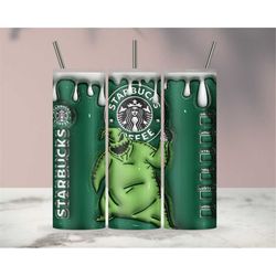 3D Inflated Puff Oogie Coffee Wrap Halloween Sublimation Tumbler Design Download PNG, 20 Oz Digital Tumbler Wrap PNG Dow