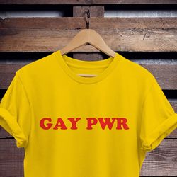 gay pwr shirt gay af gay shirt lesbian shirt i like boys bisexual shirt pride shirt lbgt tshirts lgbt shirt gay clothing