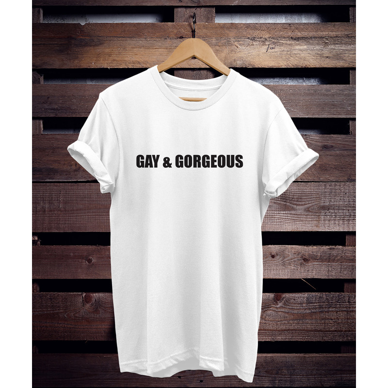 gay shirt gay & gorgeous shirt Gay pwr shirt gay af Lesbian shirt bisexual shirt pride shirt lbgt tshirts lgbt shirt gay clothing - 2.jpg