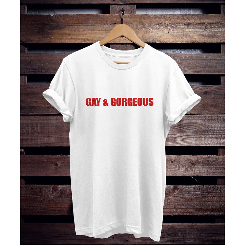 gay shirt gay & gorgeous shirt Gay pwr shirt gay af Lesbian shirt bisexual shirt pride shirt lbgt tshirts lgbt shirt gay clothing - 3.jpg
