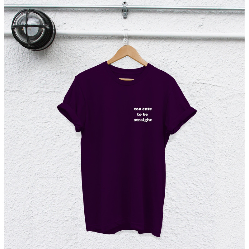 too cute to be straight shirt totally bi shirt Bisexual t-shirt Bisexual shirt Bisexuality Pride Gay shirt Lesbian Shirt Bisexual lbgt shirt - 4.jpg