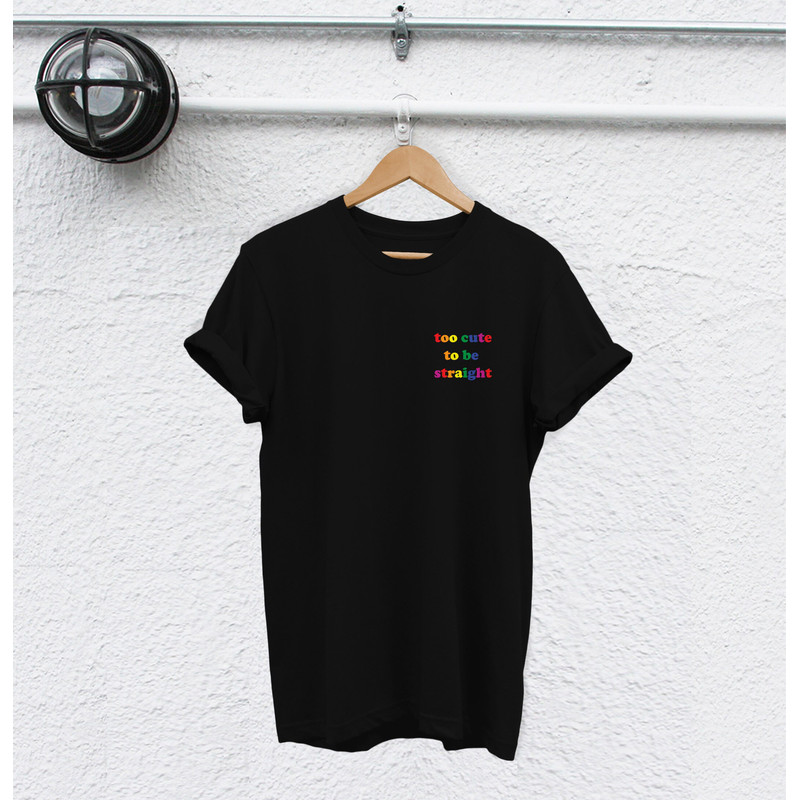 too cute to be straight shirt totally bi shirt Bisexual t-shirt Bisexual shirt Bisexuality Pride Gay shirt Lesbian Shirt Bisexual lbgt shirt - 6.jpg