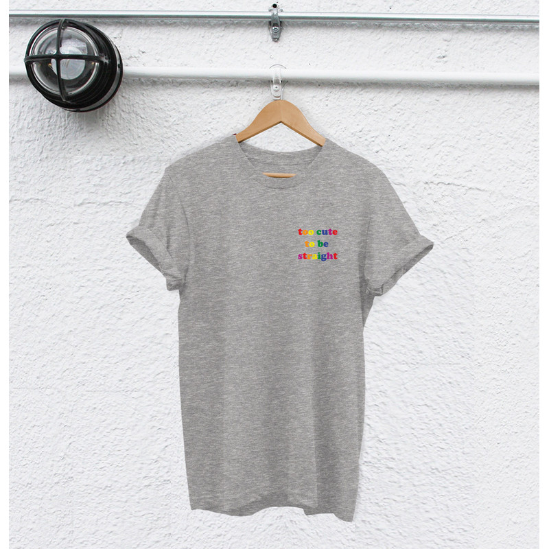 too cute to be straight shirt totally bi shirt Bisexual t-shirt Bisexual shirt Bisexuality Pride Gay shirt Lesbian Shirt Bisexual lbgt shirt - 7.jpg