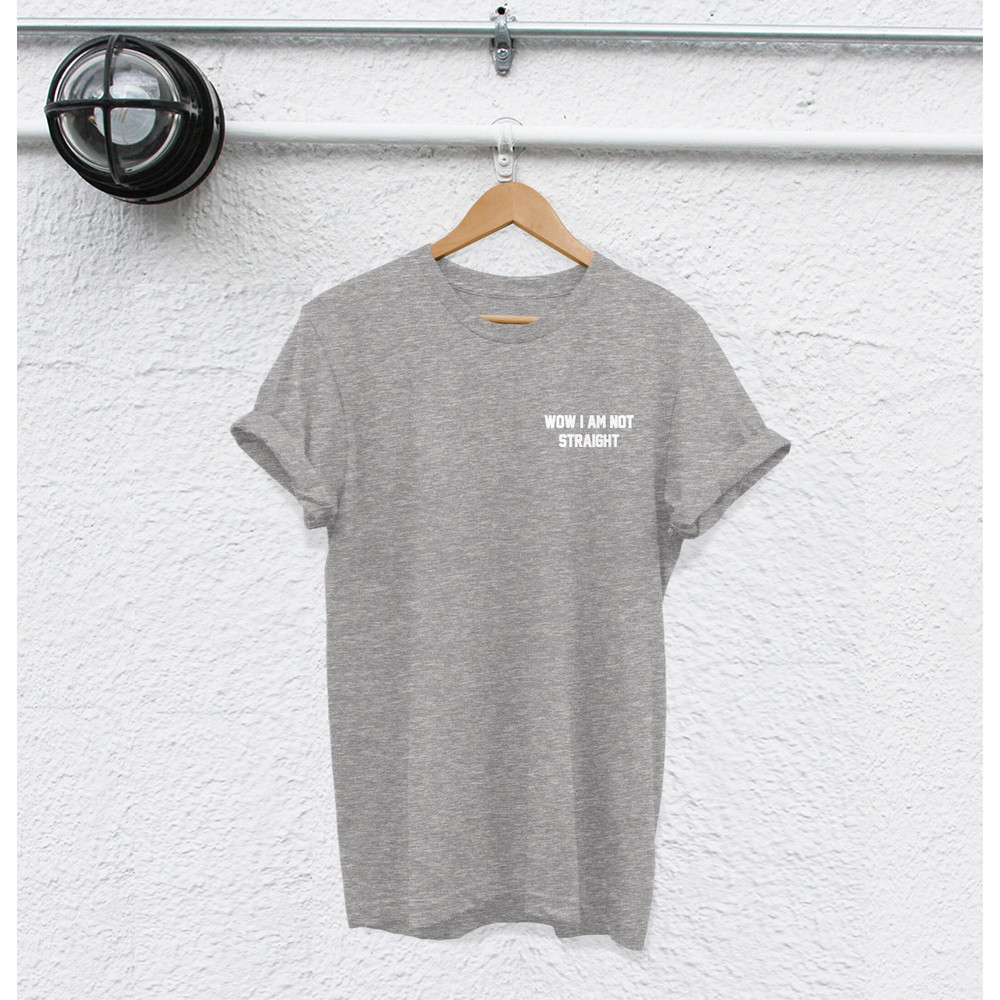 wow i am not straight shirt gay shirt gay pride shirt Lesbian shirt bisexual shirt pride shirt lbgt shirt homophobic shirt lgbt tshirt - 5.jpg
