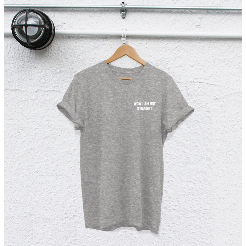 wow i am not straight shirt gay shirt gay pride shirt Lesbian shirt bisexual shirt pride shirt lbgt shirt homophobic shirt lgbt tshirt - 5.jpg