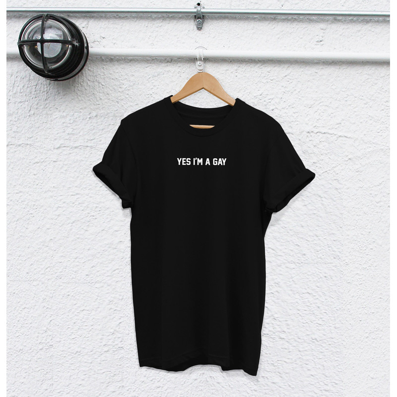 yes i'm a gay gay pride shirt gay shirt Lesbian shirt i'm so gay shirt lgbt shirt gay pride shirt lbgt t shirts lesbian couples shirt gay - 2.jpg