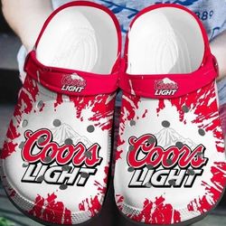 coors light beer paint crocs for lover, sandals, shoes