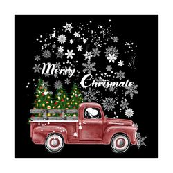 merry christmas red truck svg, christmas svg, red truck svg, pinetree svg, snoopy svg, fictional character svg, winter s