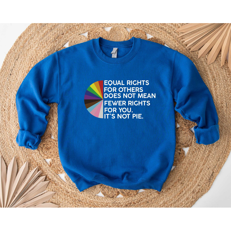 Equal rights for others does not mean fewer rights for you Sweatshirt, it not pie hoodie, LGBT Rainbow, Black Rainbow, Transgender Rainbow - 5.jpg