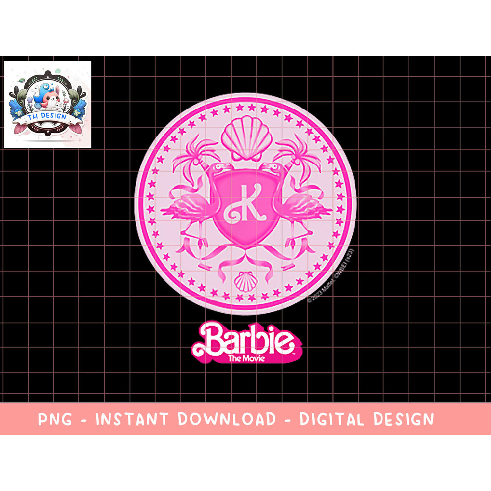 Barbie The Movie - Ken Flamingo Badge png, sublimation copy.jpg