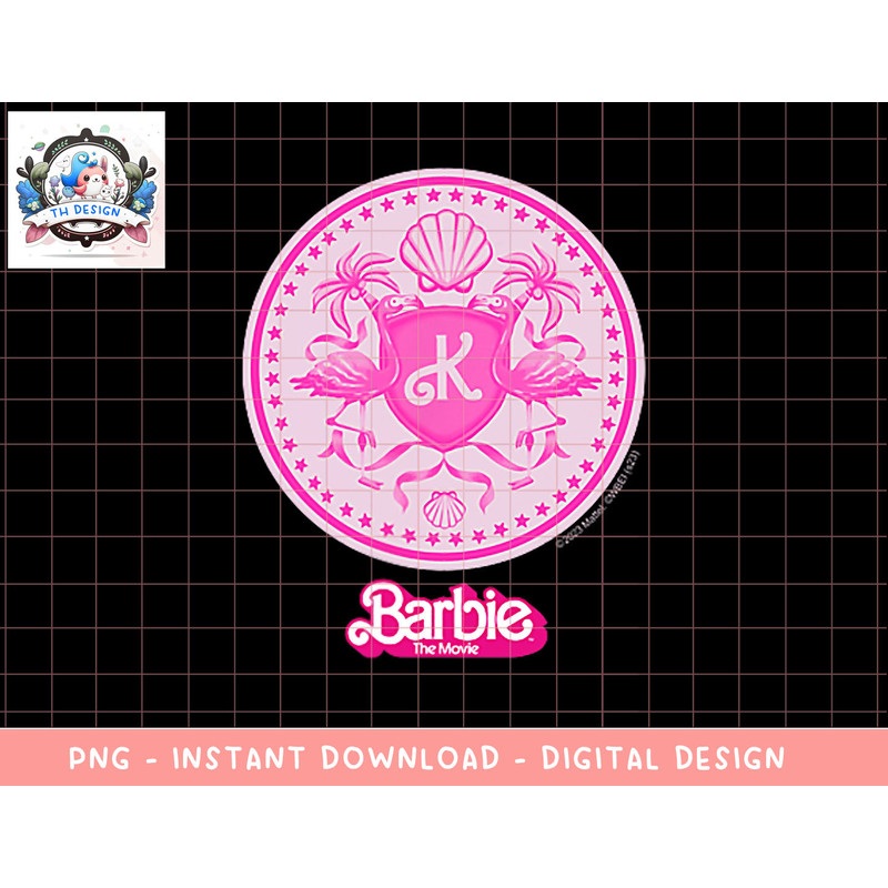 Barbie The Movie - Ken Flamingo Badge png, sublimation copy.jpg