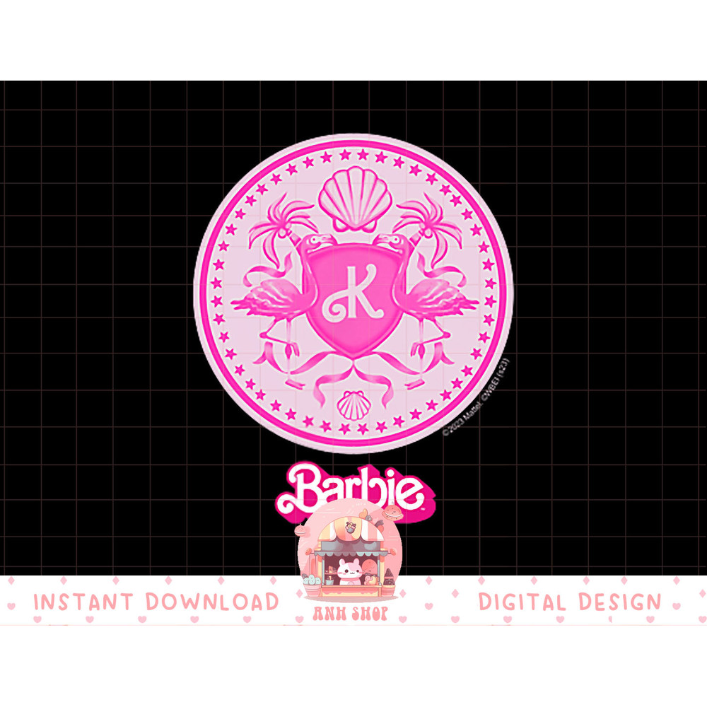 Barbie The Movie - Ken Flamingo Badge png, sublimation copy.jpg