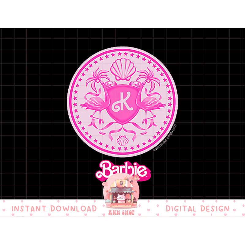 Barbie The Movie - Ken Flamingo Badge png, sublimation copy.jpg