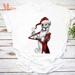 Jack Skellington Santa Nightmare Before Christmas Vintage T-Shirt, Jack Skellington Shirt, Christmas Gift, The Nightmare