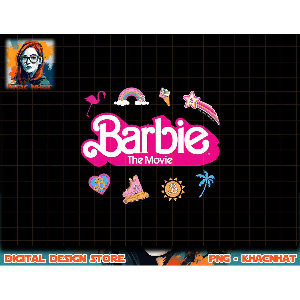 Barbie The Movie - Movie Logo Icons png, sublimation copy.jpg