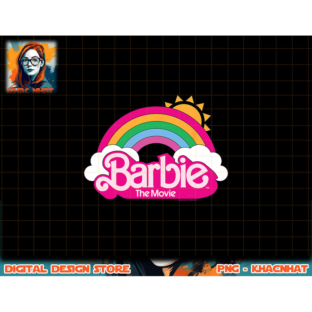 Barbie The Movie - Rainbow Logo png, sublimation copy.jpg