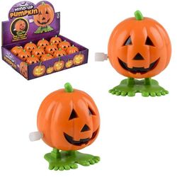 Wind Up Halloween Pumpkin Novelty Toys For Kids & Toddlers Pack Of 12