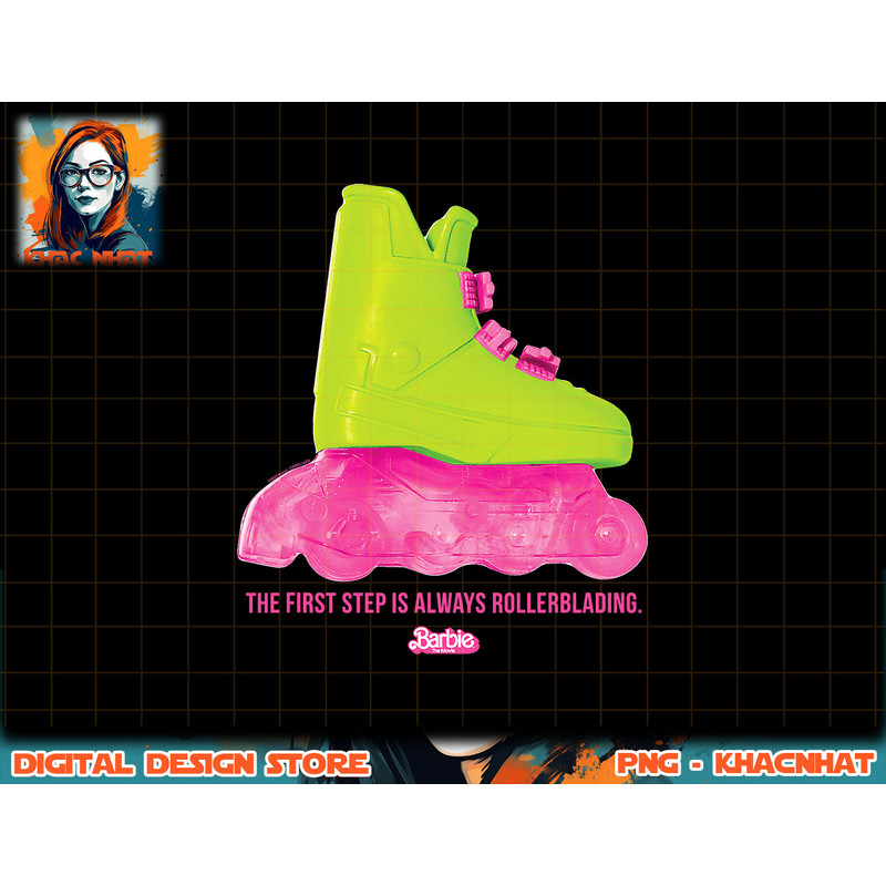 Barbie The Movie - Rollerblading Barbie png, sublimation copy.jpg
