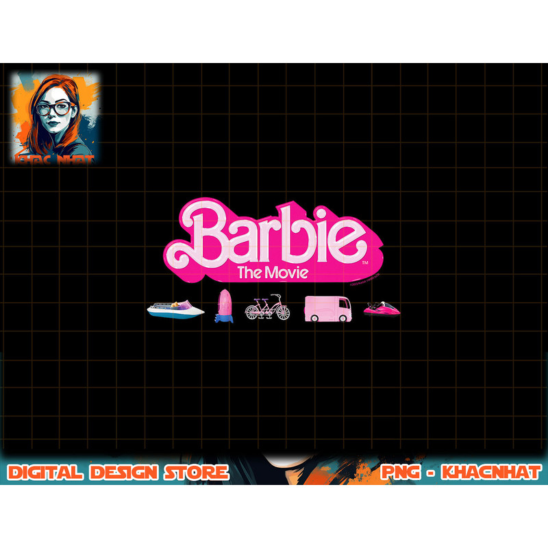 Barbie The Movie - Transportation Vehicles png, sublimation copy.jpg