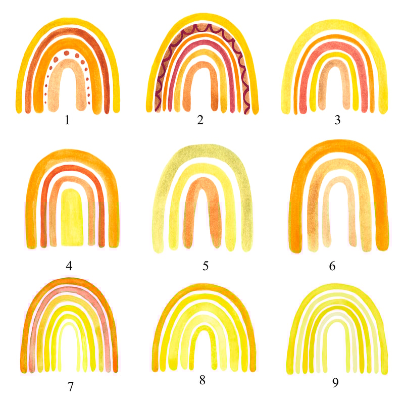 Yellow Rainbow Clipart