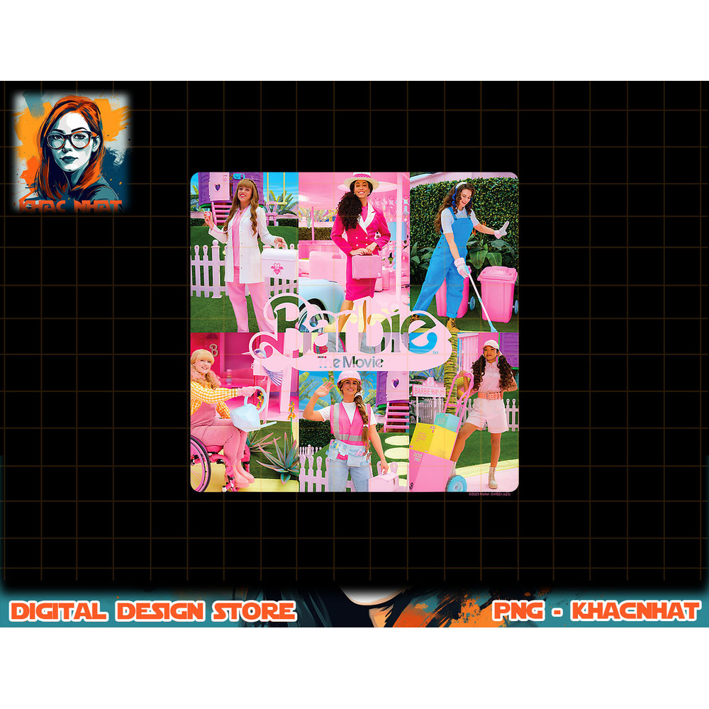 Barbie The Movie Barbie Movie Grid png, sublimation copy.jpg