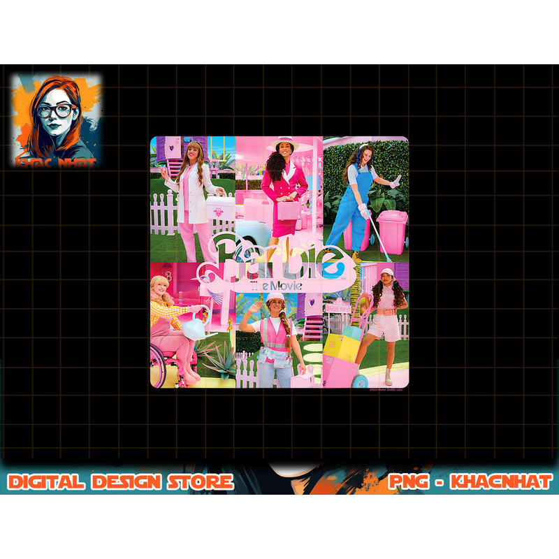 Barbie The Movie Barbie Movie Grid png, sublimation copy.jpg
