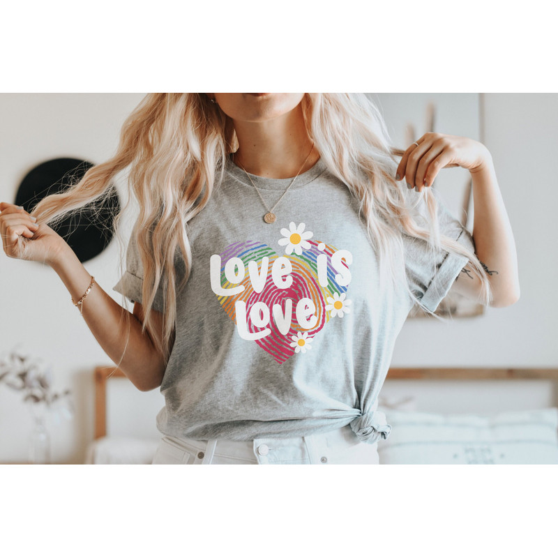 Love is Love Pride Shirt Pride Ally Shirt, LGBT Shirt, Pride Shirt, Human Rights Shirt, Proud Ally, Subtle Pride Tee, Pride Parade Apparel - 3.jpg