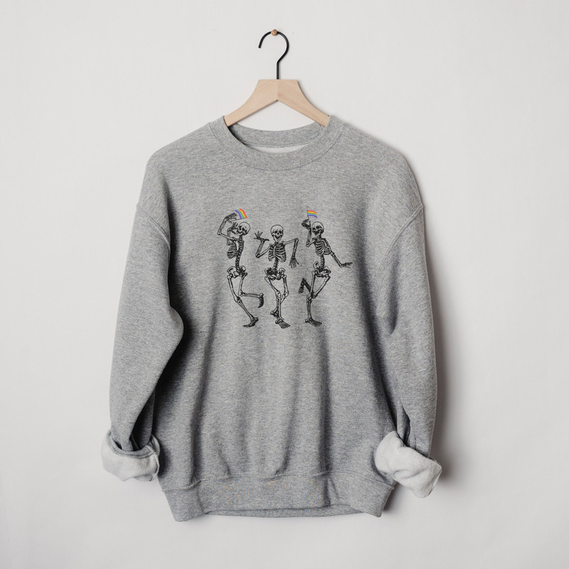 Subtle Pride Sweatshirt Pride Crewneck, LGBT shirt, Discreet Pride Sweatshirt, Pride Ally Sweatshirt, LGBT Ally Pullover, Gay Pride Shirt - 4.jpg