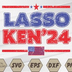 Lasso Kent' 24 Funny Usa Flag Sports 4th of july Svg, Eps, Png, Dxf, Digital Download