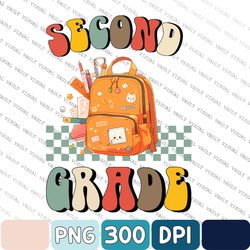 Retro First Day Of School Png, Bundle Back To School Png, Grade Pre K Kindergarten Pencil Smiley Teacher Life