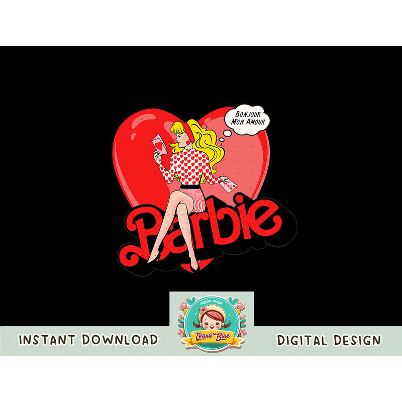 Barbie Valentines Bonjour Mon Amour png, sublimation copy.jpg
